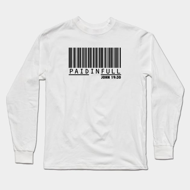 Paid in Full - John 19:30 Long Sleeve T-Shirt by SHEPHERDboi